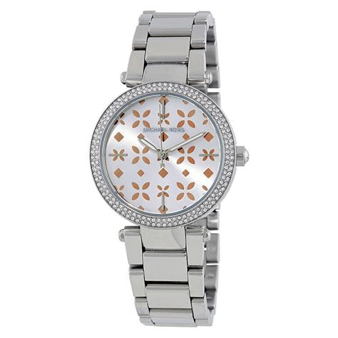 Michael Kors Mini Parker Silver Dial Ladies Watch MK6483